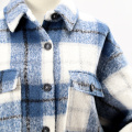 Cotton old navy plaid coat