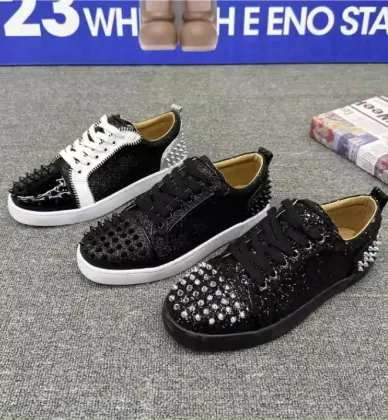 High Quality Men's Classic Gold Rivet Flat Shoes