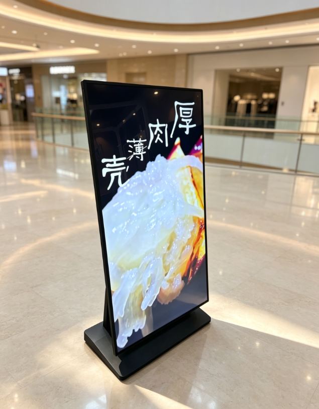 lcd display digital totem 22