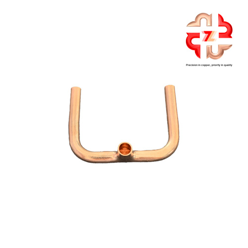 Special shaped three way copper pipe