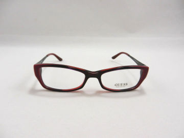Red With Black Acetate Full-rim Frames Branded Optical Frames Guess Gu2227 Purbu