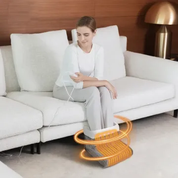 Electric Foot and Hand Warmer: 4 Heat Settings & 90min Auto Timer - 220V Heated Fuzzy Foot Warmer