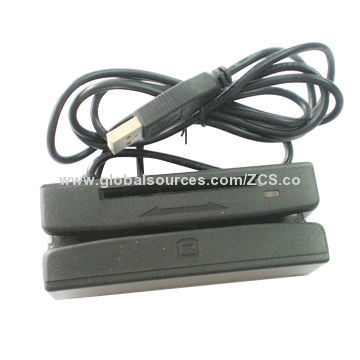 USB magnetic + IC card reader, CE, FCC certified, 1/23 track reading, free software Windows and Mac