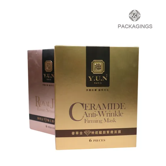 Custom printed cosmetic boxes for face mask