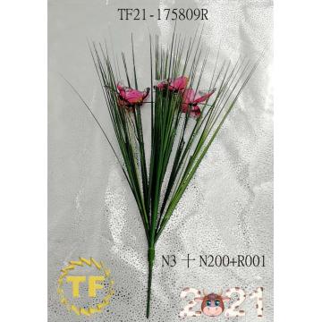 20"ONION GRASS WITH BUTTERFLY X 4 BUSH