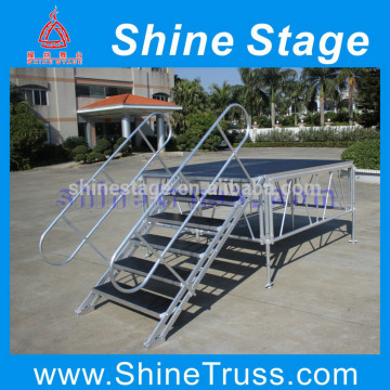 aluminum assemble stages adjustable stages