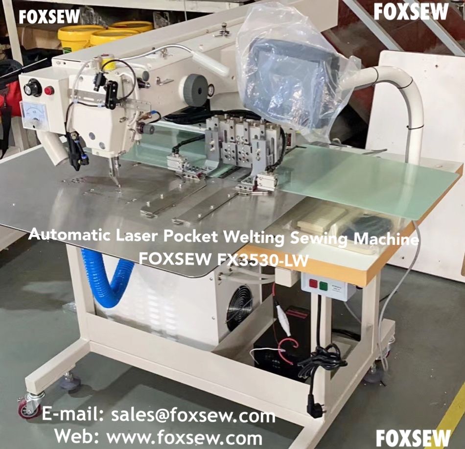 Automatic Laser Pocket Welting Sewing Machine FOXSEW FX3530-LW -5