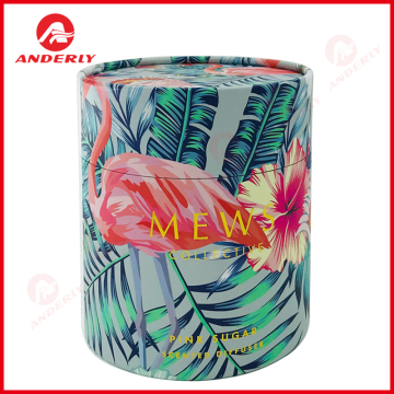 Round Paper Gift Tube for Candle Packaging