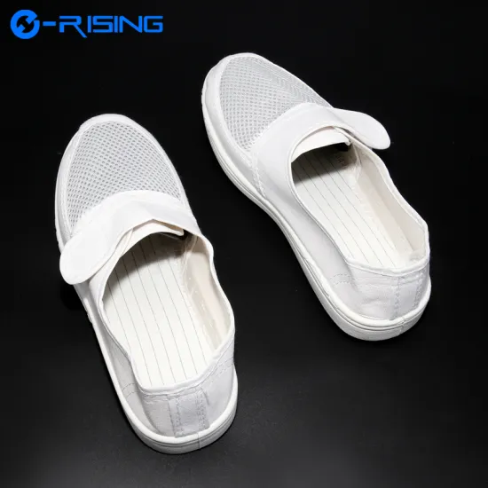 Multicolor PVC Sole Cleanroom Safety Shoes and Anti-Static Canvas Shoes for ESD-Working Environments