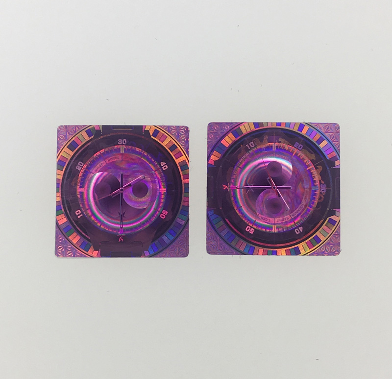 One time material waterproof 3d hologram label