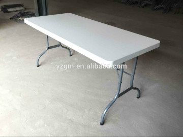 Wholesale White Rectangle Plastic Folding table and chair for party, YZ-C154N