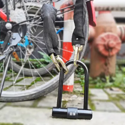 Anti-theft chain lock with U lock for Escooter