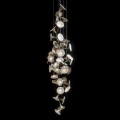 Indoor Decorative Trumpet Flower Spiral Glass Chandelier