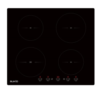 High Power Built-In 4 Burner Induction Cooktop with New Model Slider Appliance Control