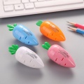 Cute Kawaii Cartoon Simple Small Fresh Carrot Pencil Sharpener Student School Supplies Prizes Stationery Random Color