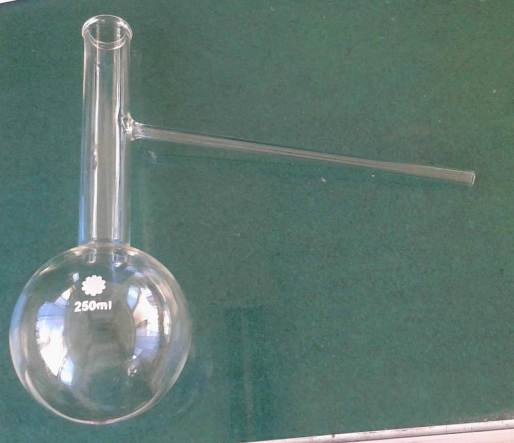 Distilling Flask with Side Tube