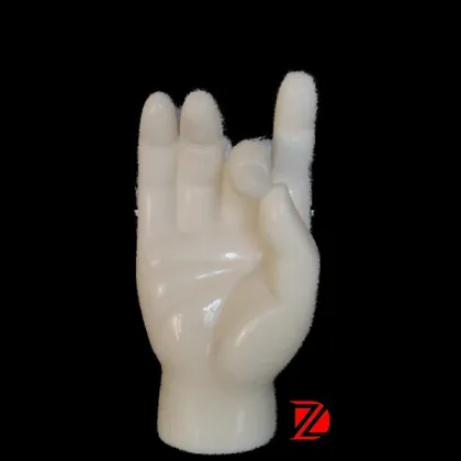 Stone buddha hand statue