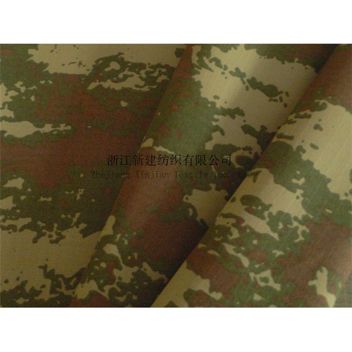 Polyester PU Coating Camouflage Fabric for Turkey