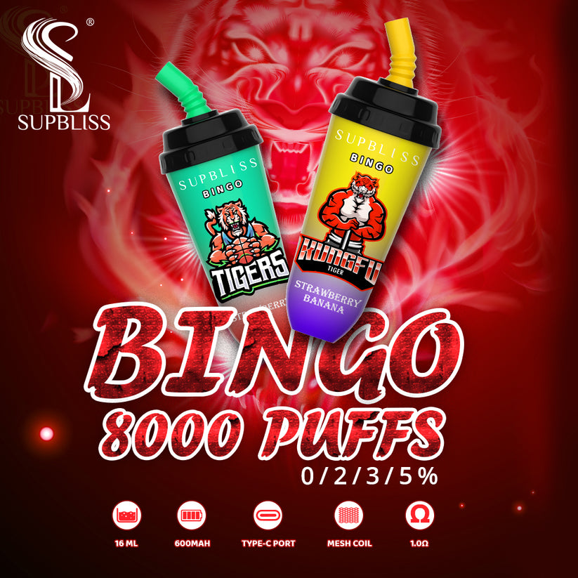 Hương vị vape Supbliss Bingo 8000puff gốc