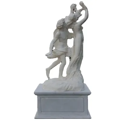 Marble Sculpture of Apollo and Daphne