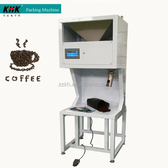 Manual Coffee Bean Weighing and Filling Machine for 100g, 250g, 450g, 2300g