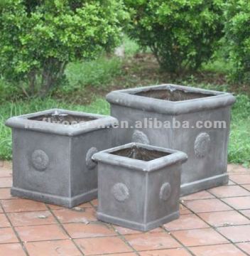 FO-9206 Sandstone garden pot,stone flower pots,yard planters