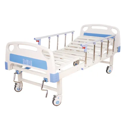 2 crank manual adjustable hospital nursing home bed