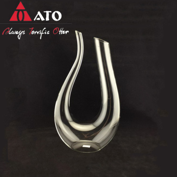 Κρυστάλης u σχήματος κρασιού Harp Swan Decanter