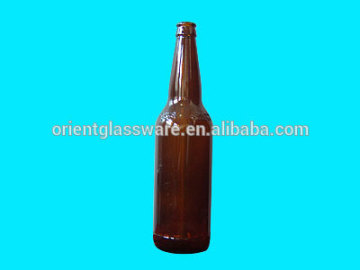 2014 hot sale 500ml glass beer beverage bottle wholesale