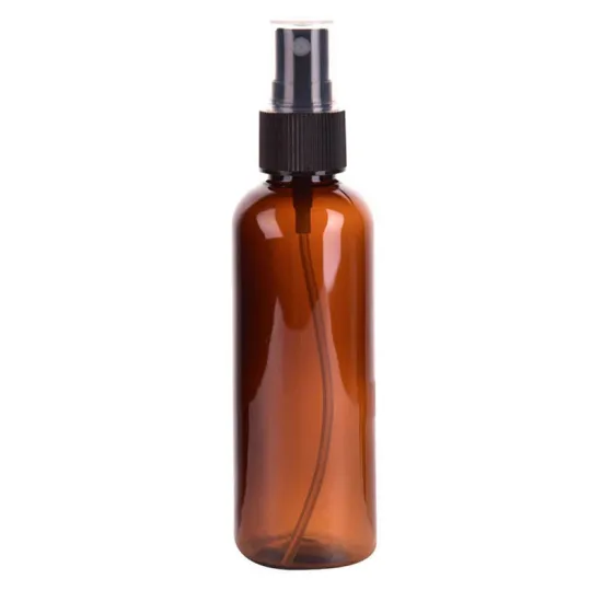 100ml black mist sprayer plastic bottle fine Matte