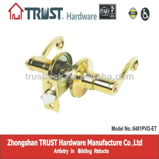 6481SN-ET:Trust ANSI Grade 3 Tubular Zinc Alloy Lever Lock