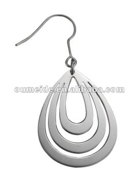 OEM/ODM Metal Factory-Elegant Angel teardrop ladies earrings