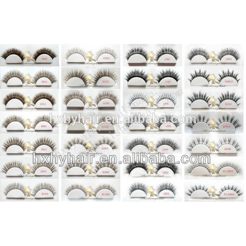 new arrivals styles 100% real mink fur strip false eyelashes