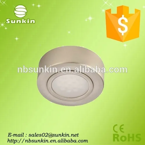 High quality round surface mounting LED cabinet light 12V