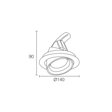 LEDER Essential Indoor 25W Downlight LED