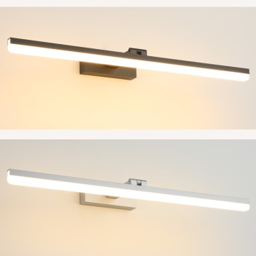 Modern Black Acrylic LED Bathroom Wall Lamp