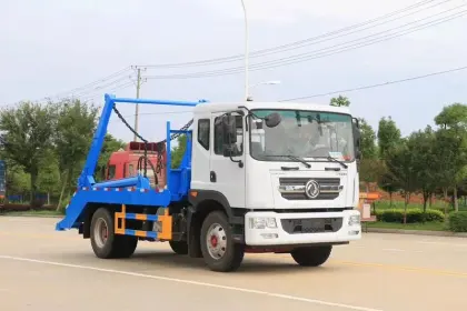 Hydraulic swing arm special vehicle small garbage truck