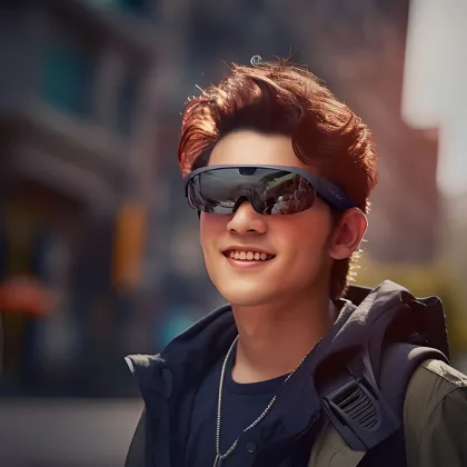 Lawk Cool Fashion 4K Ultra HD AR Smart Glasses for Outdoor Sports