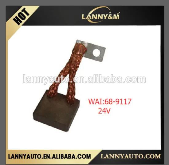 Volvo Deutz Iveco Magirus trucks Bosch 24V starter carbon brush WAI: 68-9117 2007014049 2007014022