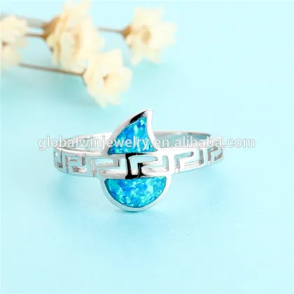 Religious Opal Silver Ring Wholesale 925 Italian Silver Ring