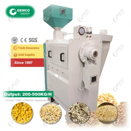 European Standard Maize Rice Wheat Lentil Millet Pea Peeling Machine for Dry and Wet Dehulling