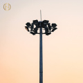 Highmast Square Lighting Pole Galvanized Steel Column