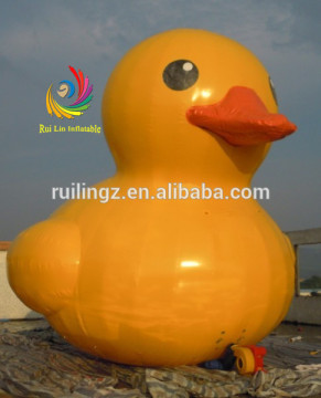giant inflatable swim duck advertising looks like exactly duck, airtight inflatable animal for sale