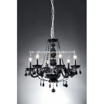 2012 Modern Maria Theresa Chandelier {8048/6P-Black}