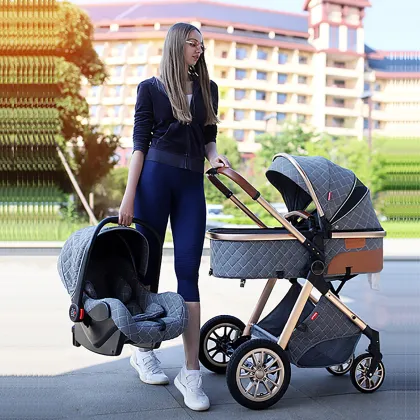 High Landscape Stroller for Newborns and Kids