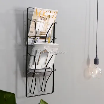 Portable Aluminium Magazine Rack and Book Shelf - ZSP019
