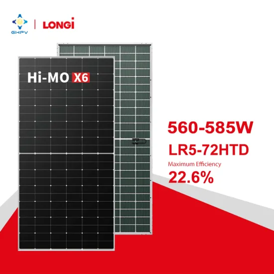 Longi LR5-72HTD High Efficiency Solar Panels: 560W to 585W Dual Glass Models
