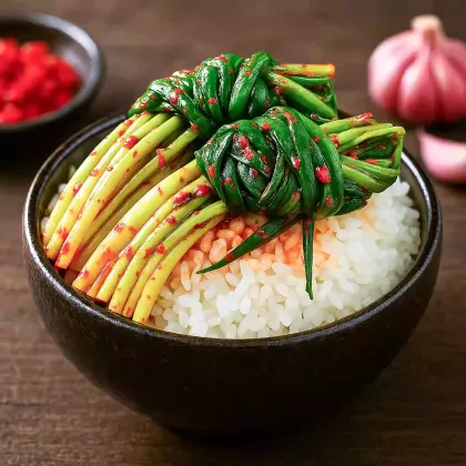 Organic Scallion Pickles