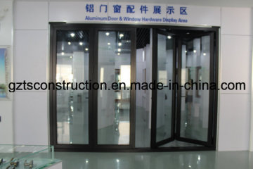 New Style Aluminum Bilfold Door with Double Glazing 2+2 Modle