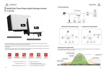 Hybrid Three Phase Inverter for Home Energy Storage